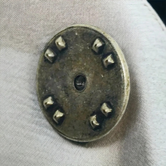 Vintage Blue Purple Green Rhinestone Silver Tone Brooch - Picture 7 of 7